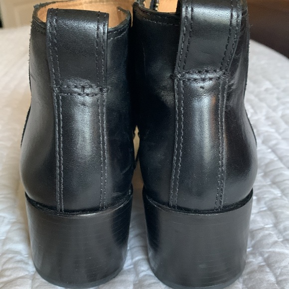 Madewell Darcy Boot block heel leather/suede - Picture 4 of 9
